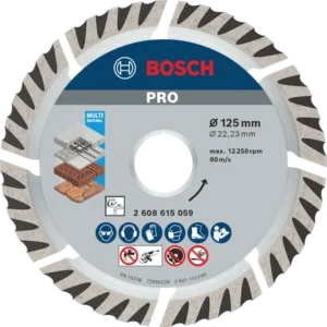 Diamond cutting disc Bosch Universal for stone and concrete 125 x 22.23 mm, 1 pc