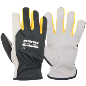 Wortex winter gloves made of synthetic leather with lining