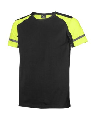 Björnkläder Visibility T-shirt, black/yellow