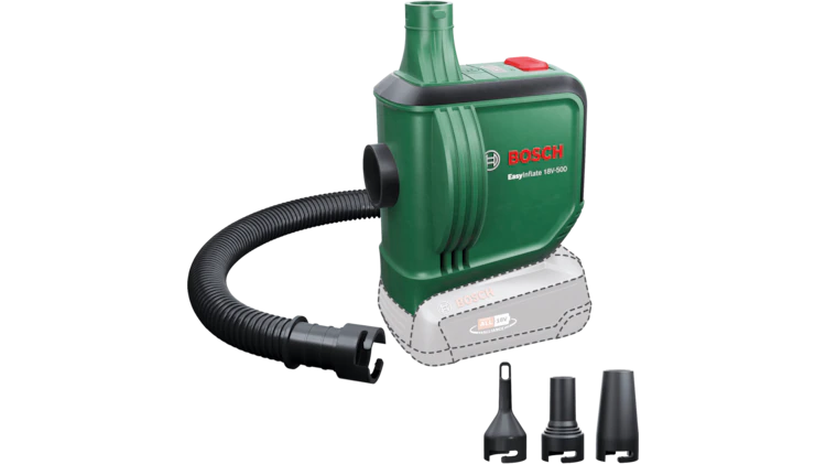 Bosch Green cordless inflator EasyInflate 18V-500 l/min