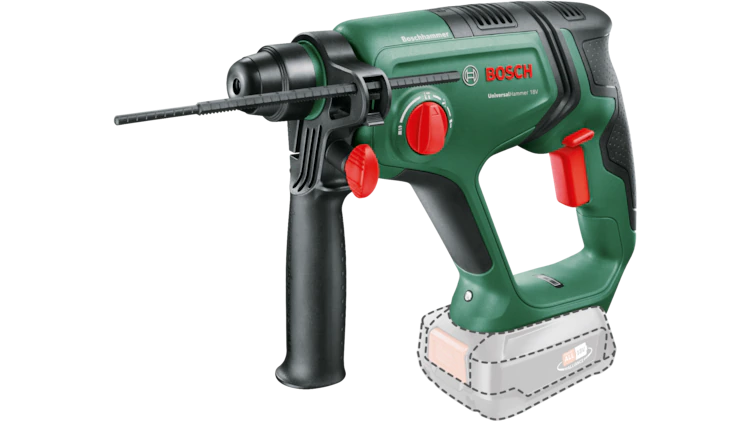 Bosch Green cordless rotary hammer UniversalHammer 18V 2.0 J, solo