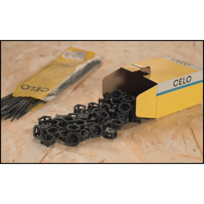 Cable tie mount TBB black (100 pcs/pack) - Image 2
