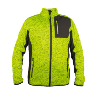HW River Hi-Vis knitted jacket, yellow