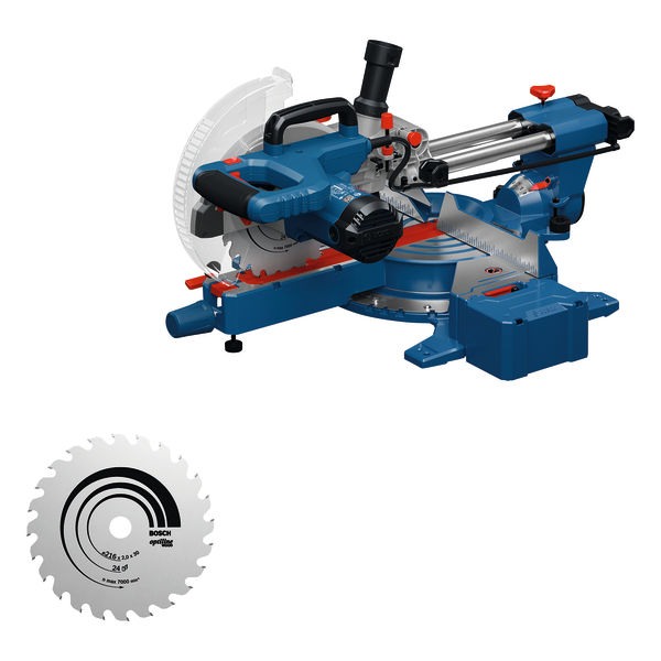 Mitre saw Bosch GCM305-216S, 2xblade, CT