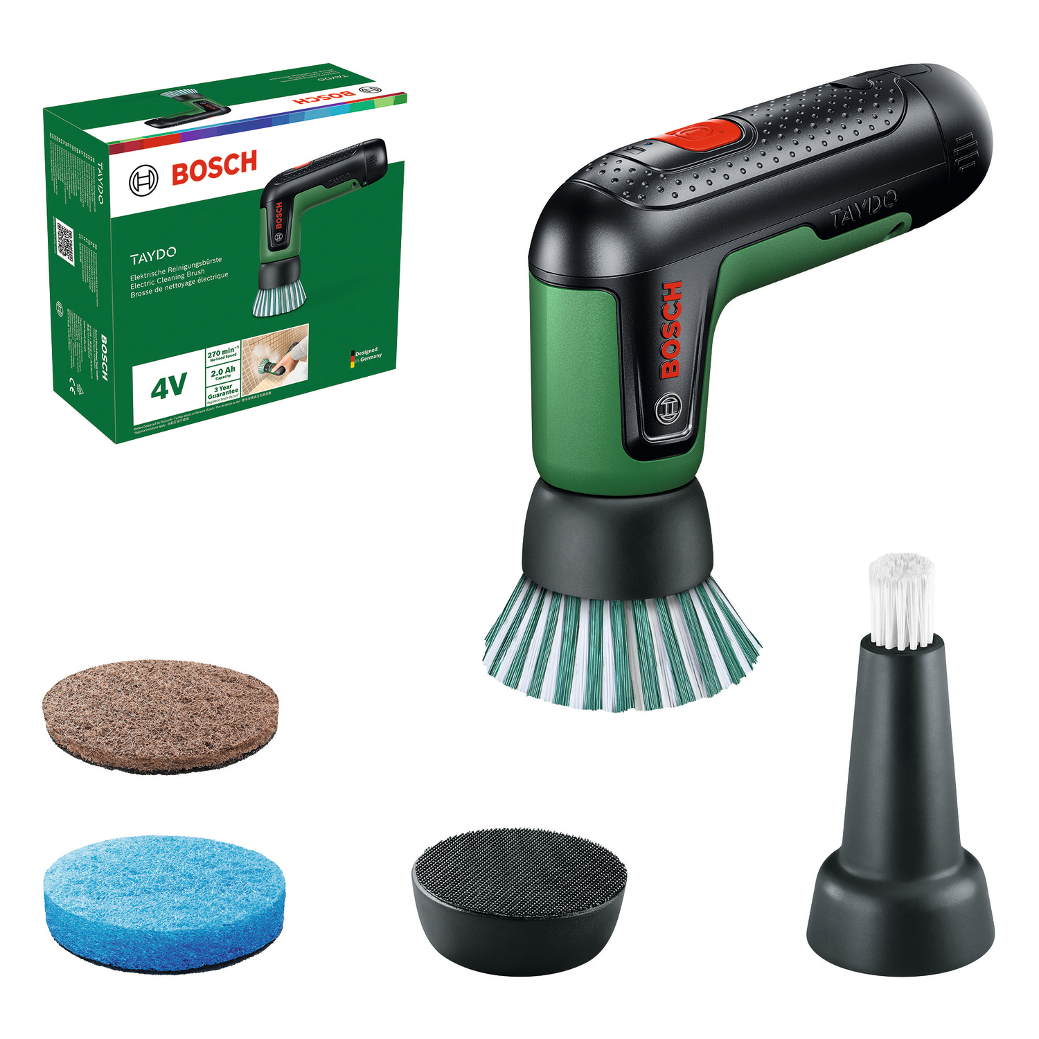 TAYDO Set Cordless Cleaning Brush Bosch Green TAYDO