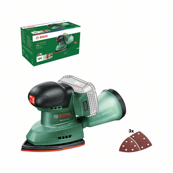 Cordless Multi-Sander Bosch Green EasySander 18V-8, SOLO