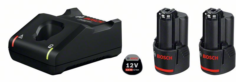 Battery Bosch GBA 12V, GAL 12V-40, 2x2.0Ah