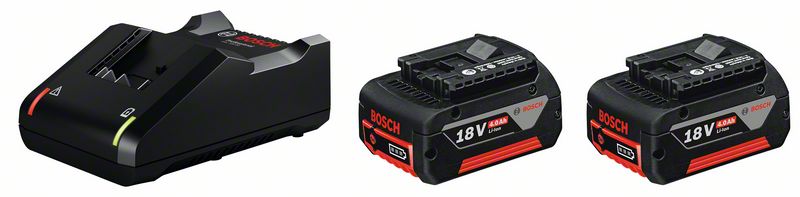 Battery Bosch GBA 18V, GAL 18V-40, 2x4.0Ah