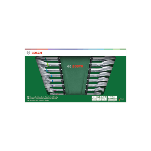 Ratchet combination wrench Bosch Green
