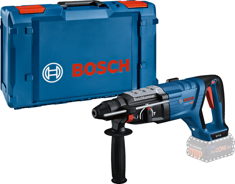 Cordless rotary hammer Bosch GBH 18V-28 D, -XL, SOLO, L-BOXX