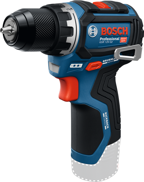 Cordless Drill/Driver Bosch GSR 12V-32, CT, SOLO