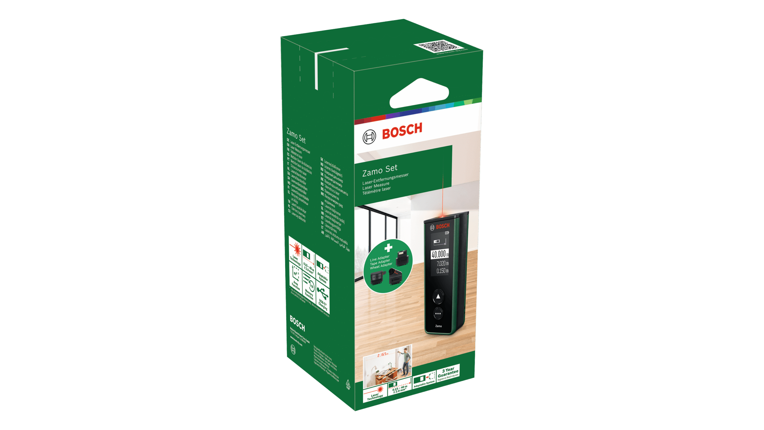 Digital laser measure Bosch Green Zamo Set NEW - Image 4