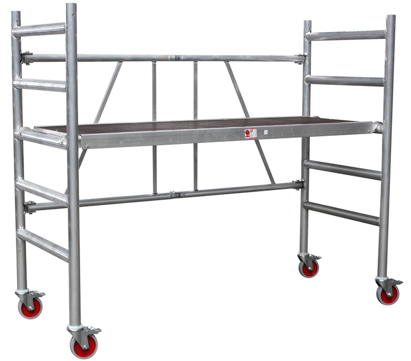 Jumbo painting hanger aluminum hinged frame on wheels 178SK 178x74x180 cm