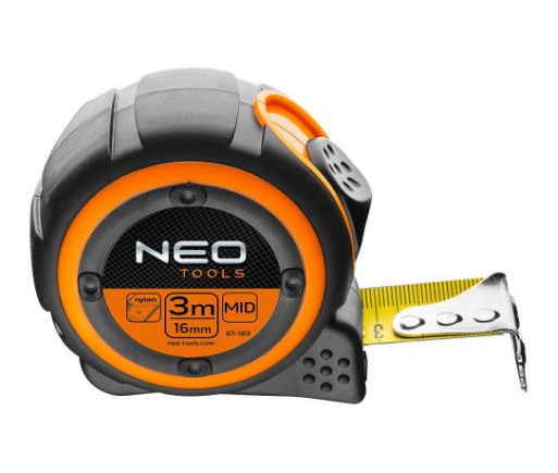 NEO tape measure with magnet 3x16x mm, class II
