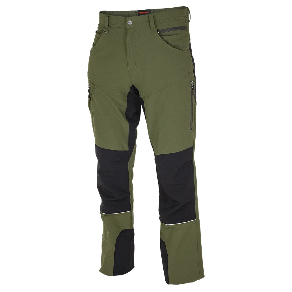 Bennon Fobos stretch waist pants, green