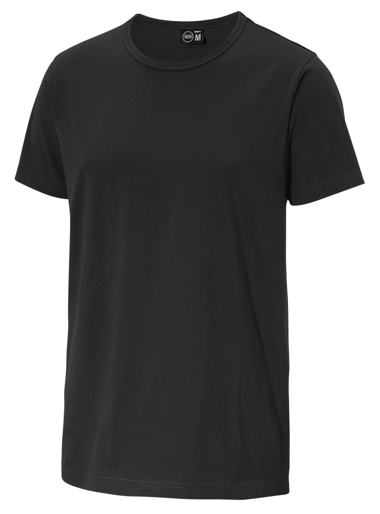 T-shirt 1832 black 100% cotton