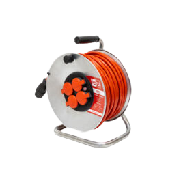 Wear-resistant extension cord on a metal drum H07BQ-F3G 2.5 - 25m