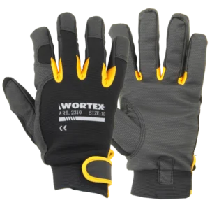 Wortex SupraCoat Velcro lined winter work gloves