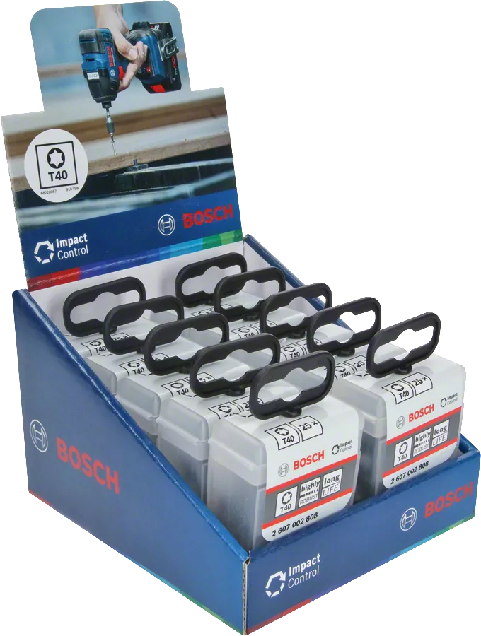 Bosch Impact impact-resistant screwdriver bit, 25mm - TX40 (25pcs/box)