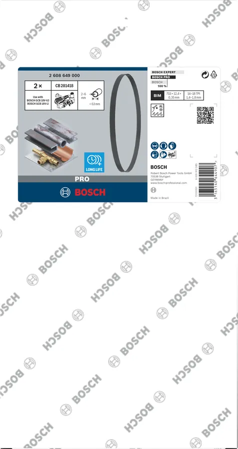 Bosch lens GCB 18 V-Li PRO CB281418 (2tk/pakis)