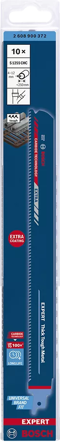 Bosch miter saw blade S1255CHC for iron and cast iron 250 mm of 10 1 pc