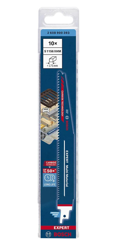 Bosch LongLife miter saw blade S1156XHM plastic, wood and metal 175 mm 1 pc