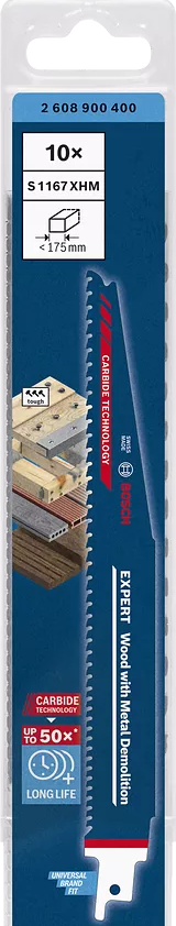Bosch miter saw blade wood+metal S 1167 XHM 225 mm (1 of 10)