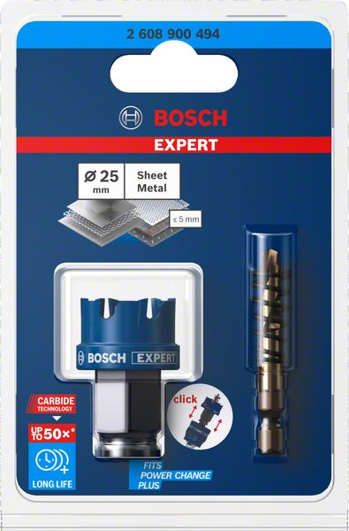 Bosch Expert LongLife Carbide Sheet Metal augusaag 25 mm