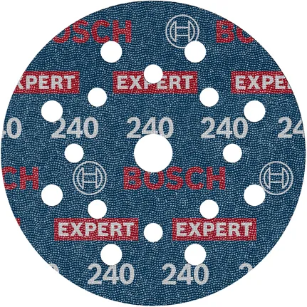 Foil sanding disc EXPERT O780, 125 mm, G240, 1 pc (50 pcs in a pack)