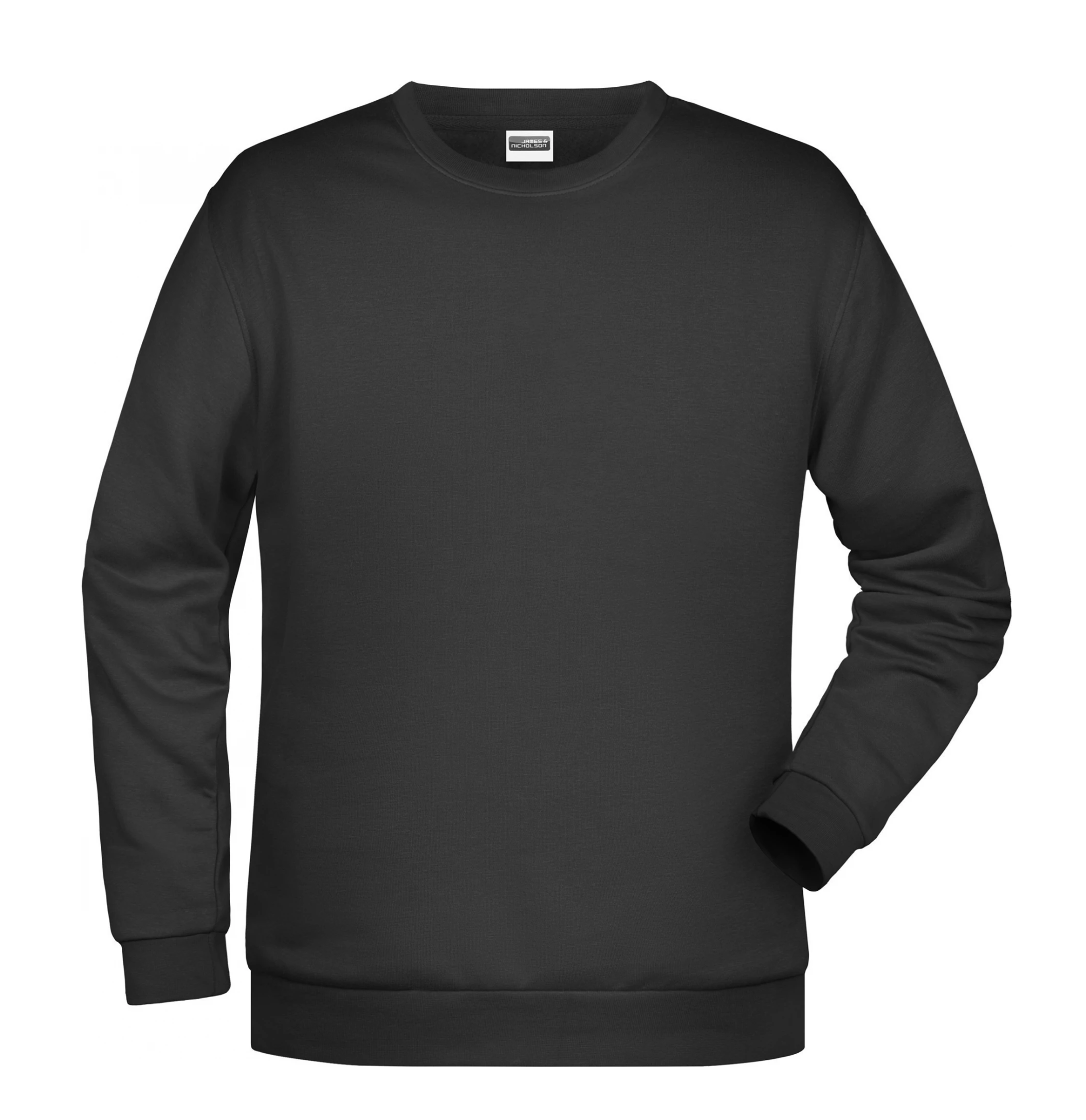James & Nickolson Crew Neck Sweater Black (Christmas)