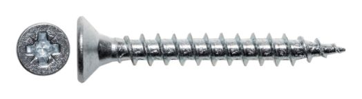 Wood screw hidden head 4x15 PZ2 Zn (1000 pcs in a box)