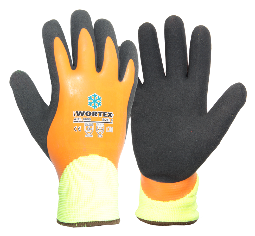 Wortex waterproof double latex lined winter gloves