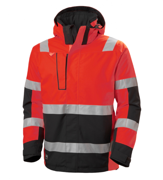 Helly Hansen Alna 2.0 winter jacket HIVIS, red/black