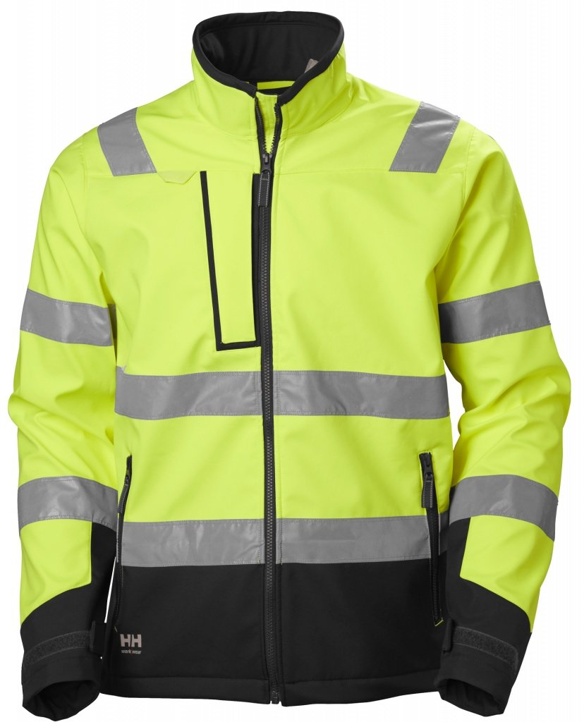 Helly Hansen ALNA 2.0 softshell jacket HIVIS kl2, yellow/black