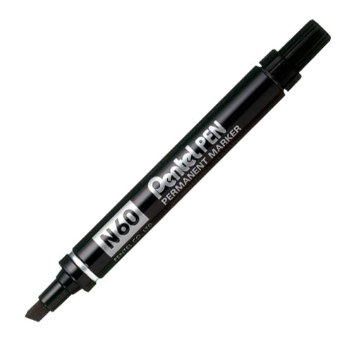 Pentel marker, N60 lõigatud, must