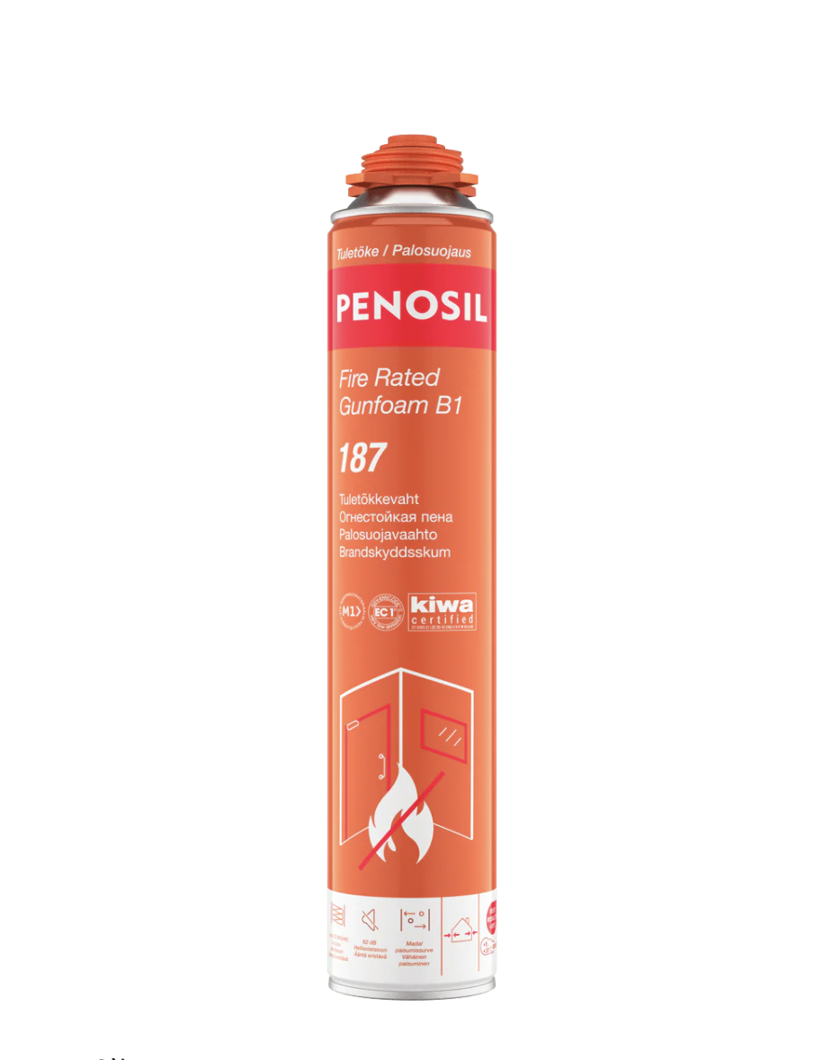 Penosil Fire Rated fireproof foam Gunfoam B1 187 750ml