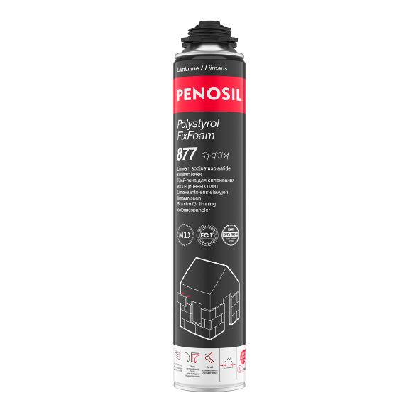 Penosil Polystyrene FixFoam adhesive foam 877 to -5 degrees 750ml