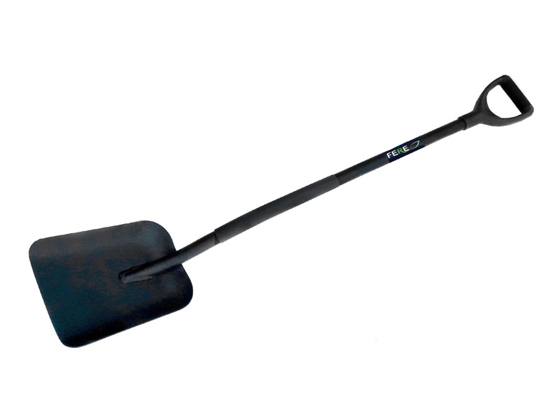 Fere metal scoop, steel handle