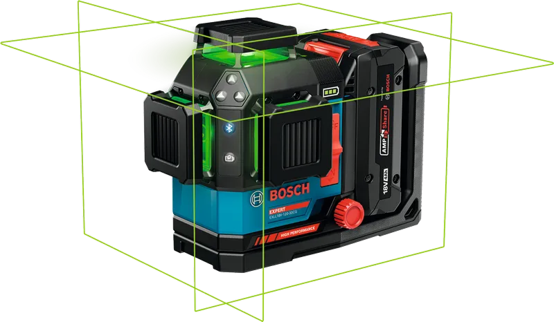 Bosch ristjoonlaser EXPERT EXLL18V-120-33CG  L-Boxx solo