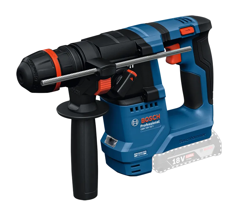 3in1 padruniga akupurvasar Bosch GBH 18V-18X SOLO [0611927100]