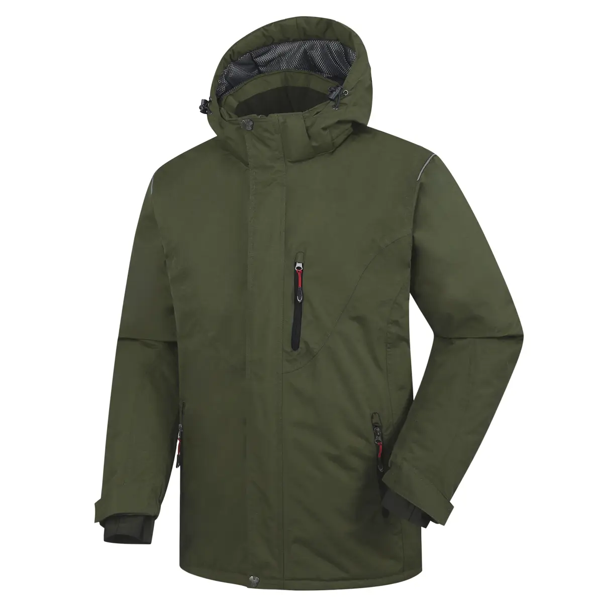 Pesso Helsinki winter jacket, olive green
