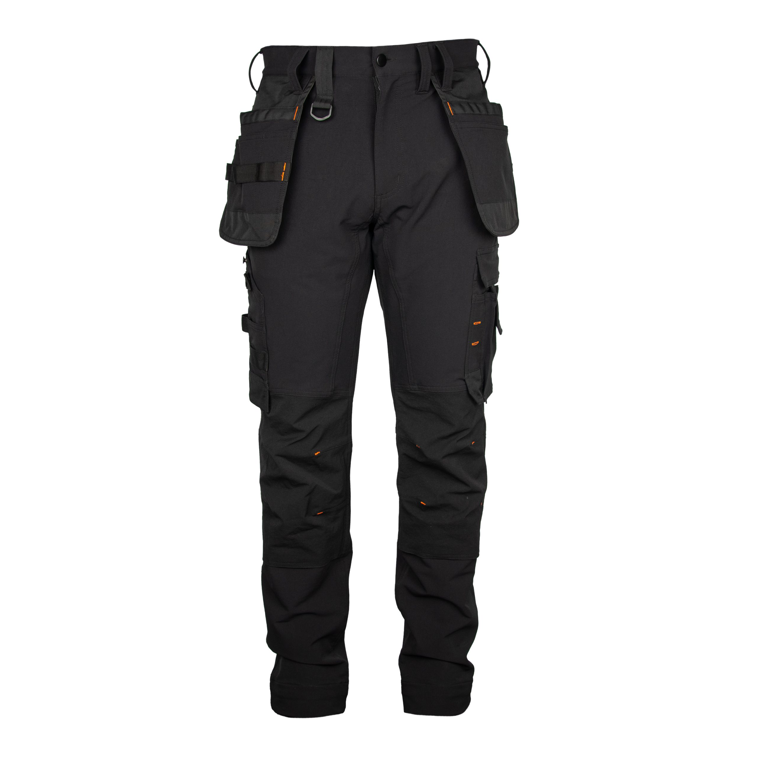 HW Ash stretch waist pants with hanging pockets