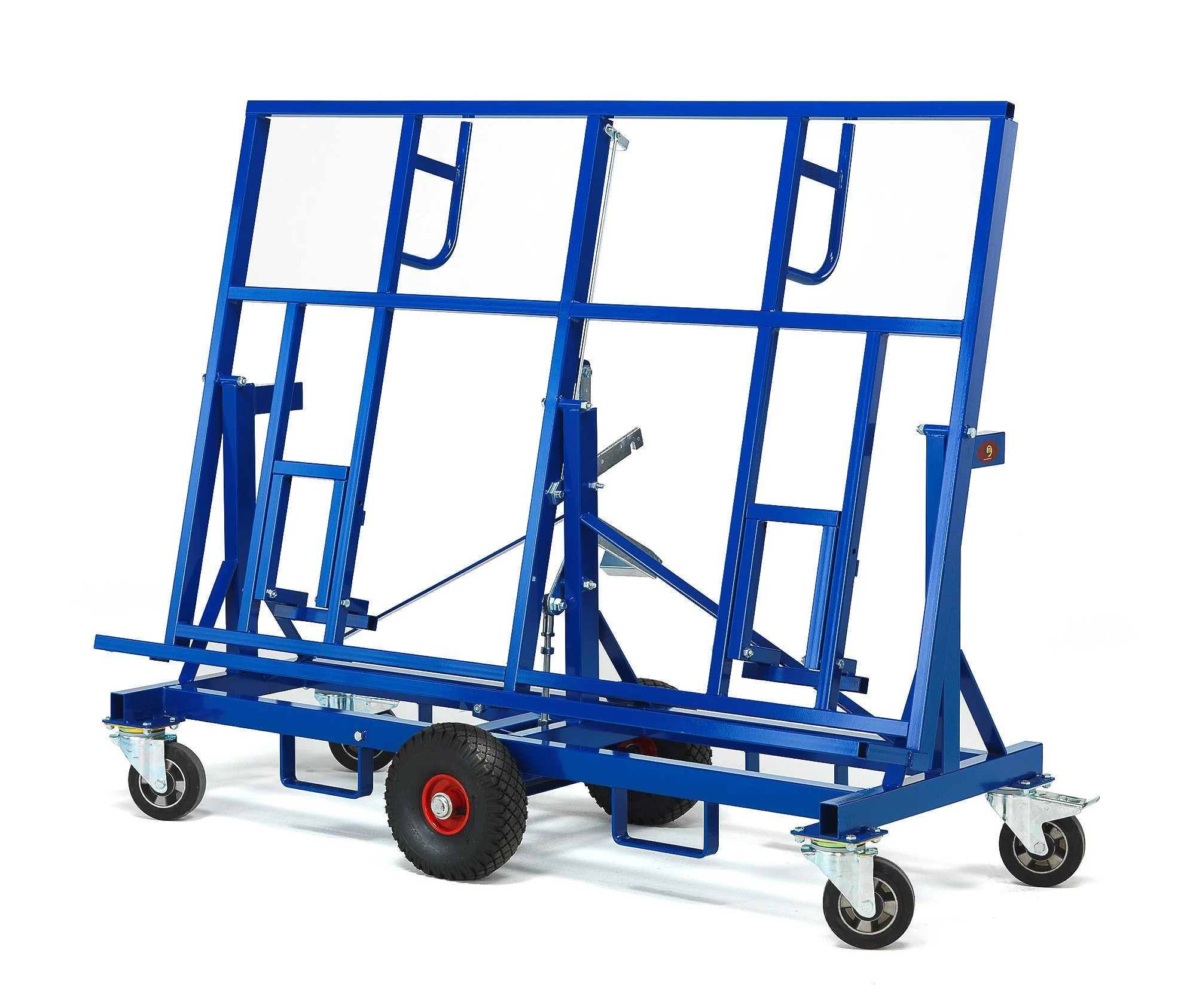 Plate cart and work table on wheels with a load capacity of up to 500 kg