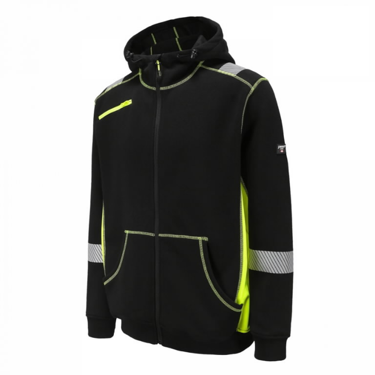 Pesso Jersey hoodie with adjustable hood