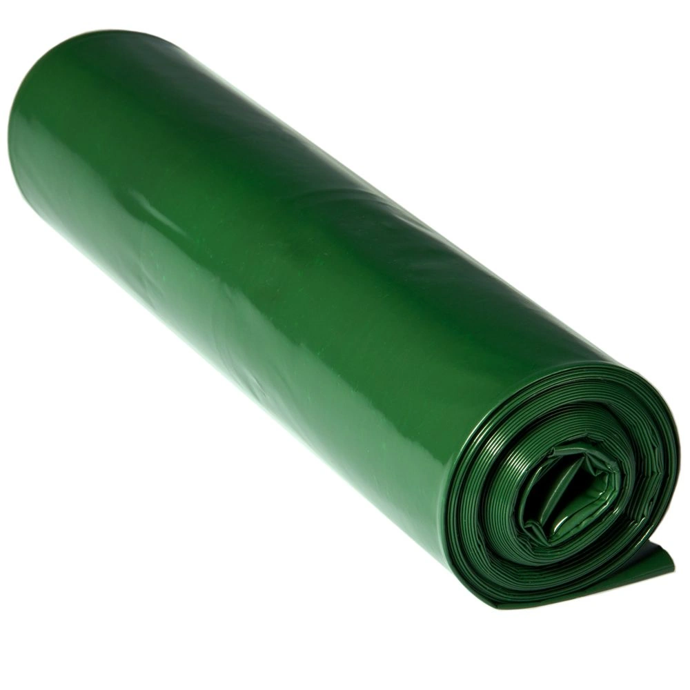 Garbage bags LD, 90x140cm, green/black, 250L, 60mic (5pcs/roll)