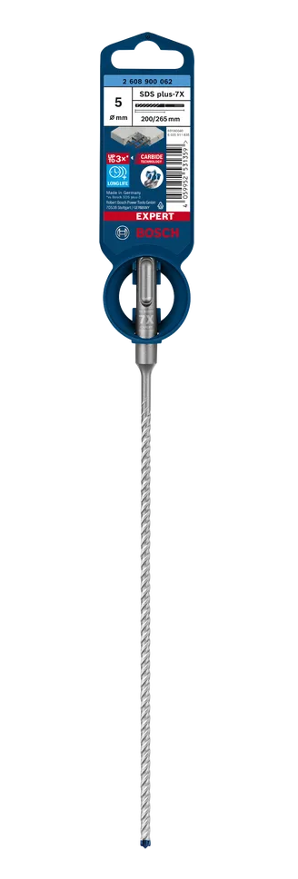 Bosch pure LongLife SDS-plus-7X pure 5x200x265mm, 1 tk.