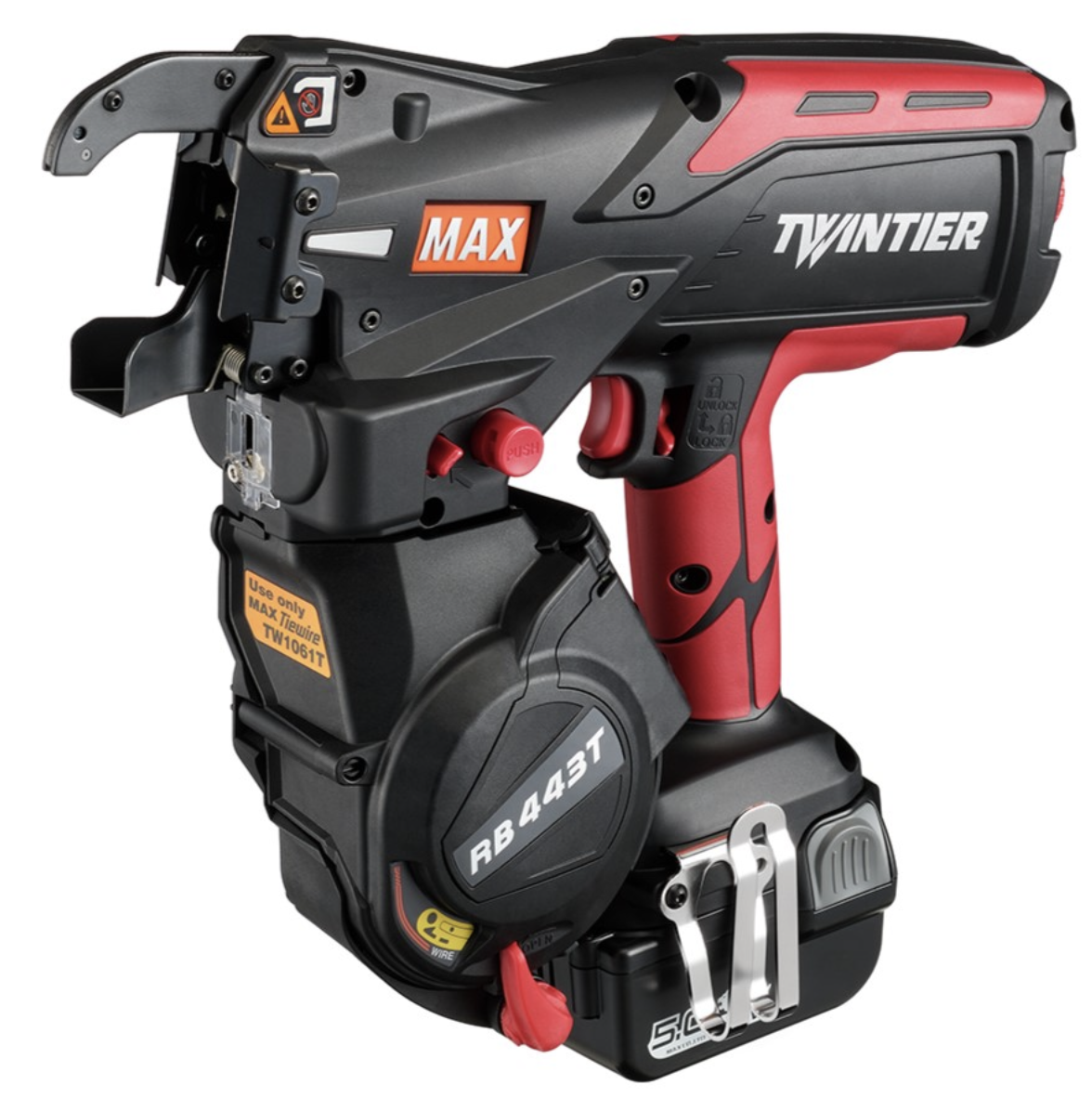 Rebar binder MAX TwinTier RB443T 20-44 mm (2 batteries, 1 charger)