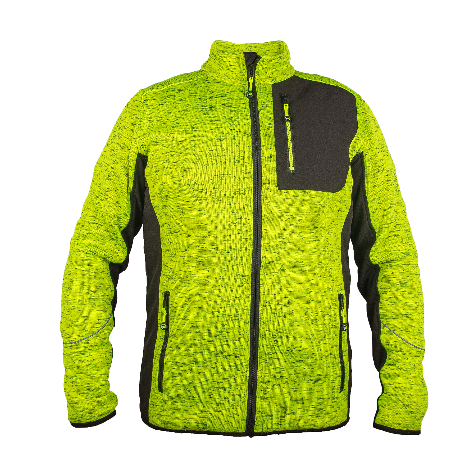 HW River HIVIS Knit Jacket, Yellow