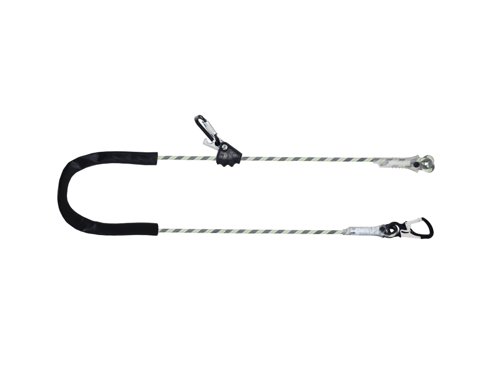 Kratos Skala positioning rope with slider and carabiners 2m