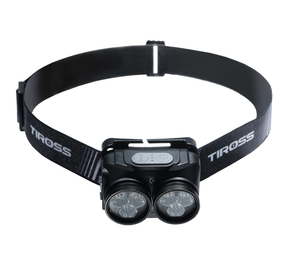 Tiross TS-1974 sensor rechargeable headlamp 600lm up to 14h